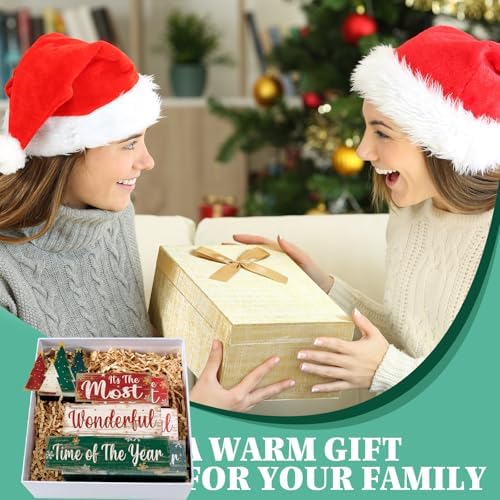 Moucuny 4 Pcs Christmas Tree Table Decorations - Image 6
