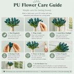 Mandy's 20pcs Artificial Teal Tulips - Image 6