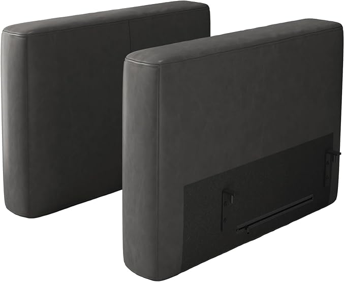 EASE MOOSE Armrest Module for Modular Sectional Sofa, Faux Leather Side - Image 5