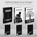 Motivational Decorative Books Set of 3 - Faux Books for Home Office Decor - Image 3