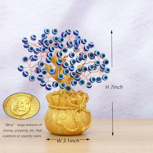 Feng Shui Money Tree Office Home Table Feng Shui Decoration Crystal Money Tree for Wealth and Good Luck - Image 2