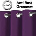 H.VERSAILTEX Blackout Curtains for Bedroom Thermal Insulated Room Darkening - Image 5