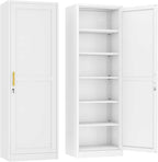 Ckzbx Metal Locker Tall Narrow Storage Cabinet, Gym Home Office, Entryway and by Ckzbx