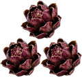 3Pcs Faux Artichokes, Bowl Filler Decor for Home Kitchen, Purple by Meiwlong