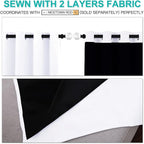 NICETOWN Room Warming Full Shading Curtains - Image 5