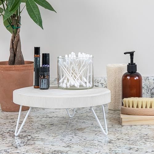 Creative Co-Op Decorative Paulownia Wood Pedestal, Natural - Image 2