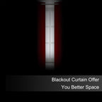 Blackout Curtains 66 x 54 Inch Long Red Curtains Set of 2 Panels Room Darkening - Image 3