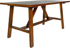 Flash Furniture Eli Farmhouse Trestle Coffee Table, Rustic Solid Wood Coffee by FlashFurniture