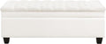 WUTUTUEE 51" Fabric Storage Ottoman Bench, Upholstered Rectangle End of Bed by WUTUTUEE