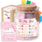 Faith Love Bible Verse Jar - Christian Mothers Day Gifts for Wife Girlfriend, Christian Gifts for Women Men, Scripture Cards for Bible Study Anniversary Valentine Birthday Couples Gift for Her Him by SouthLisa