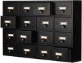 16 Drawers Apothecary Cabinet by PACKGILO
