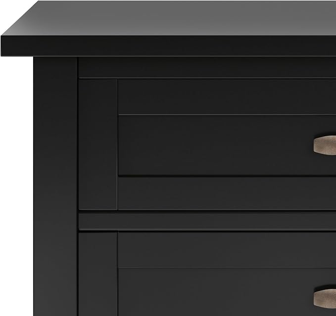 SIMPLIHOME Warm Shaker Solid Wood 24 inch Wide Transitional-Style Bedside - Image 4