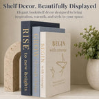 Decorative Books for Home Decor | Elevate your Bookshelf Decor with Coffee Table Books (Fake Books Set of 3) | Faux Books for Decoration | Hollow Book Box with Hidden Storage | Decorative Storage Box - Image 5