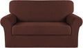 Turquoize Stretch Sofa Slipcover 2 Pieces Sofa Cover Couch Cover by Turquoize