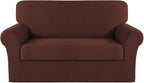 Turquoize Stretch Sofa Slipcover 2 Pieces Sofa Cover Couch Cover by Turquoize