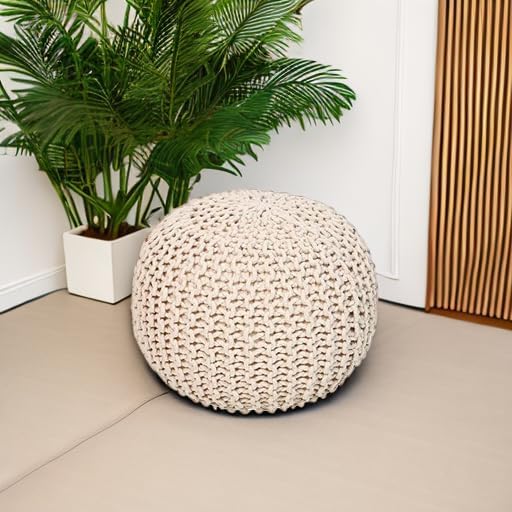 REDEARTH Round Pouf Ottoman - Image 5