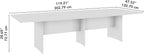 Bush Business Furniture 120-inch Office Conference Table - Image 3