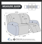 Timeles Recliner Covers Extra Wide Recliner Loveseat Covers Oversized Reclining - Image 5