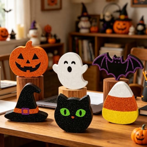 6pcs Halloween Table Decor Indoor, Halloween Decorations for Home - Image 2