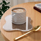 Acrylic Coaster Decorative Plates, Irregular Bar Drink Coaster,Perfect for Tabletop Protection and Accessories Display. by Leadiy