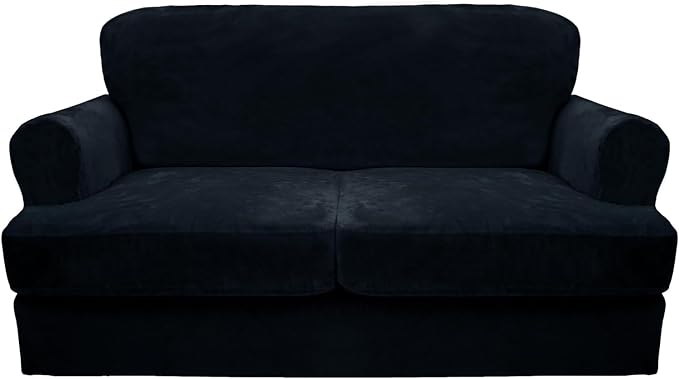 CUCRAF Cushion Sofa Cover 3 Piece Slipcovers, Soft Thick Velvet Couch Cover by CUCRAF