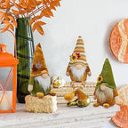 DAZONGE 3PCS Gnome Plush for Fall Decor, Harvest Gnomes Tiered Tray Decor - Image 6