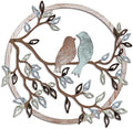 Ferraycle Metal Wall Art Bird Branches Hanging Ornament, Fresh Color by Ferraycle
