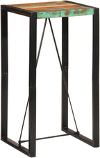 SKM Bar Table 60x55x110 cm Solid Wood Reclaimed by SKM