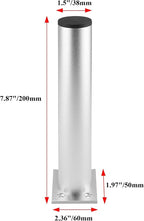 Set of 4 Furniture Legs 7.87 Inch, Adjustable Aluminum Alloy Cabinet Legs - Image 3