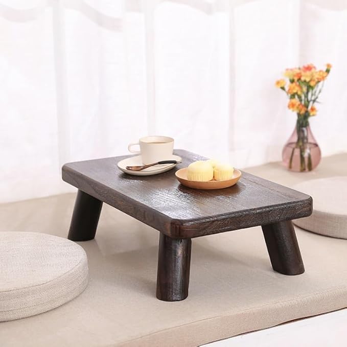 CHICKEN Couch End Table Little Traditional Tea Table Long Paulownia Wood Asia - Image 6