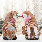 Hodao Christmas Gingerbread Man Gnomes – Christmas Party Home Decor Unique Design Elf Decorations Choice and Special Christmas Decor (Brown) - Image 6