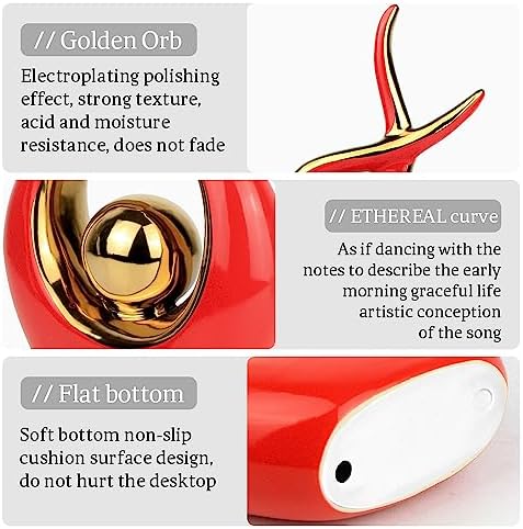 Norrclp Home Decor Modern Abstract Art Ceramic Statue Table Decor (Large) - Image 7