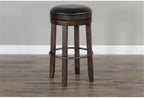 Pemberly Row 3-Piece Set with Gorgeous Bar Unit and 2 Backless Swivel BarStools - Image 7