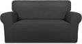 PureFit Stretch Loveseat Covers Fleece Couch Covers by PureFit