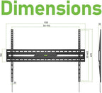 Ultra Slim Flush TV Wall Mount Bracket - Image 4