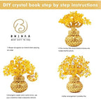 Feng Shui Citrine Multicolor Crytal Money Tree Bonsai with Chinese Decoration for Luck and Wealth - Image 5
