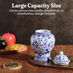 7.87 inch Small Chinoiserie Ginger Jar, Decorative Ceramic jar - Image 7
