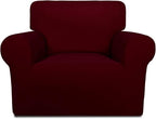 PureFit Super Stretch Chair Covers Fleece Couch Covers by PureFit