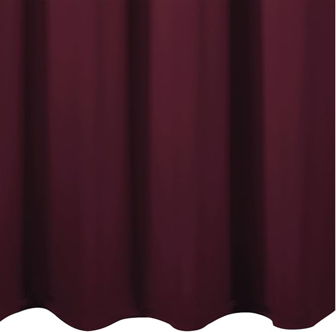 Burgundy Red Blackout Curtains 42 x 54 Inch Length Set of 2 Panels Grommet - Image 8