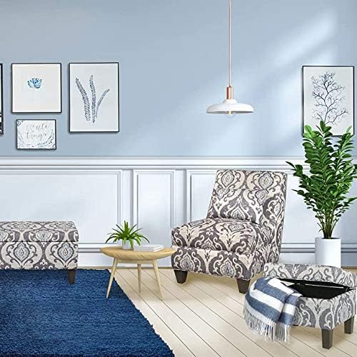 Homepop Home Decor |K7646-A750 | Upholstered Modern Rectangular Storage Ottoman - Image 12
