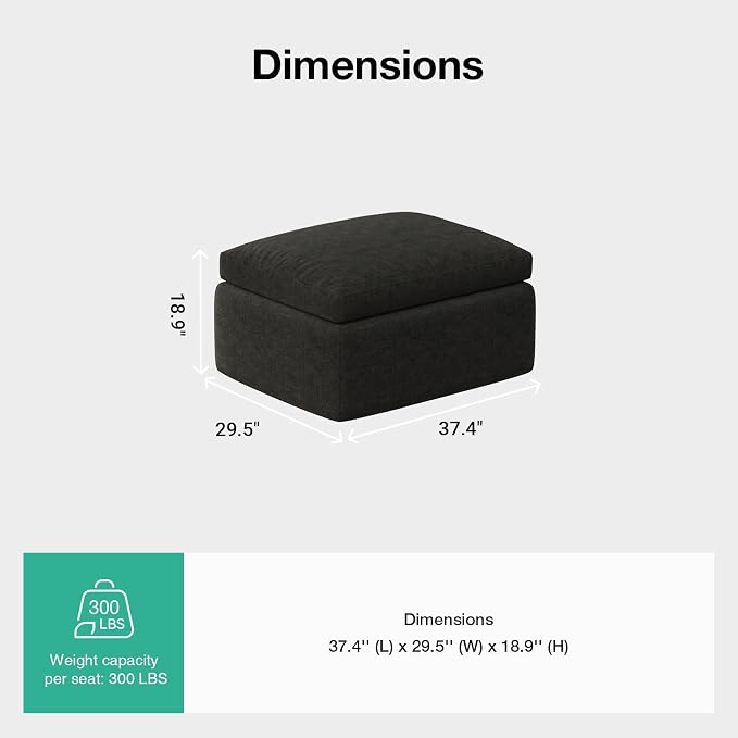 Novilla Modular Cloud Couch, Modern Sectional Sofa - Image 2
