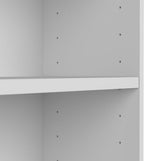 Bush Home Small 2 Shelf Bookcase, 2 Tier Bookshelf Storage Cabinet - Image 8