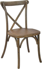 EMMA + OLIVER 2-Pack Wooden X-Back Dining Chair by EMMAOLIVER