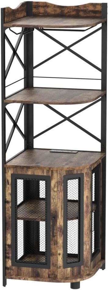 Aheaplus Corner Bar Cabinet - Image 6