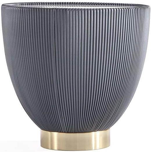 Manhattan Comfort Anderson Modern 18" Round End Table 2.0 | Ceramic Marble - Image 7