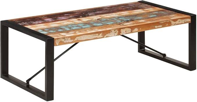 Coffee Table 47.2"x23.6"x15.7" Solid Reclaimed Wood, End Tables, Living Table - Image 8