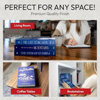 Decorative Books | Blue 10 Book Set with 3 Sizes | Preassembled with Hidden Storage | Perfectly Stackable for Easy Home Staging | Book Decor to Elevate Your Space | Home Decor Made Simple! - Image 2