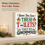 Christmas Bathroom Decor Funny Christmas Vacation Wood Box Sign - Image 5