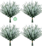 120 Pcs Artificial Eucalyptus Stems Bulk,Fake Plants Eucalyptus Leaves by YOGJKI