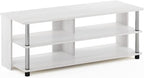 Furinno Sully TV Stand, 3-Tier Rectangular Entertainment Center - Image 5